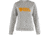 Fjallraven Logo Sweater - Womens, Grey-Melange, Extra Large, F84143-020-999-XL