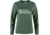Fjallraven Logo Sweater - Womens, Extra Small, Deep Patina/Misty Green, F84143-679-674-XS