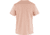 Fjallraven Lush Logo T-Shirt - Womens, Chalk Rose, Extra Large, F14600165-302-XL