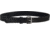 Flagrant Beard Balistic Belt, 38in Overall, Black Full Grain 9/10 Oz Leather, Heavy Nylon Scuba Webbing, 99-3538BK-38"