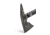 Flagrant Beard Flagrant Templar Tomahawk,2.63in Blade,1095HC RC 56-58,Black Canvas Micarta Handle, FTEMP-01