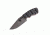 Flagrant Beard ForeRunner Fixed Blade Knife - Custom Edge, Tumble Finish w/ Clear Cerakote for Rust Preventio, FRUN-01EDG