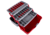Flambeau 3 Tray Classic Tackle Box, Red/Gray, 6383TB