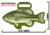 Flambeau Wild Bite Adventure Fishing Kit - Bass, Green, 440WBB