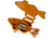 Flambeau Wild Bite Adventure Fishing Kit - Trout, Orange, 440WBT