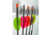 Flex Fletch Quad X Vanes, Cosmic Green, 50 pack, 1006301