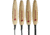 Flexcut Dogleg Chisel Micro Tool Set Knife, Overall 5.5in, Blade SS, MT150