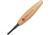 Flexcut Micro Parting Tool 45 deg. 4mm Fixed Blade Knife, 1.75in, Carbon Steel, Wood Handle FLEXMT34