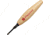 Flexcut Micro Parting Tool 60 deg 3mm Fixed Blade Knife, 1.75in, Carbon Steel, Wood Handle FLEXMT37
