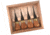Flexcut Premium Micro-Palm Set, Knob Cherry Wood Handles, FRP804