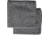 Flitz Microfiber Towel, Gray, 12in x 12in, 2 Pack, Microfiber Construction, MT