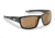Flying Fisherman 7712BA Sand Bank Polarized Sunglasses, Matte Black Frame, Amber Lens, 7712BA