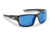 Flying Fisherman 7712BSB Sand Bank Polarized Sunglasses, Matte Black Frame, Smoke-Blue Lens, 7712BSB