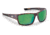 Flying Fisherman 7712TAG Sand Bank Polarized Sunglasses, Matte Tortoise Frame, Amber-Green Mirror Lens, 7712TAG