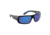 Flying Fisherman 7861BSB Sargasso Sunglasses Matte Black Frame Smoke-Blue Mirror Lens, AcuTint Polarized Lens System, 7861BSB