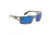 Flying Fisherman 7861CSB Sargasso Sunglasses Matte Camo Frame Smoke-Blue Mirror Lens, AcuTint Polarized Lens System, 7861CSB