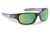 Flying Fisherman 7877CAG Last Cast Polarized Sunglasses, Brown Frame Amber-Green Mirror Lens, 7877CAG