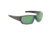 Flying Fisherman 7883GAG Drop Back Sunglasses, Matte Gray Soft-Touch Frame, Amber-Green Mirror Lens, Medium Fit, 7883GAG