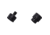 Flytanium Bugout Slotted Thumbstud, Black, FLY-1197B