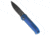 Flytanium Flytanium Arcade Lite Shark-Lock Knife Ocean Blue Polycarbonate 3.2" DLC, Blue, AUS-10A, adult, BHQ-216924