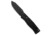 Flytanium Flytanium BEEF Crossbar Lock Knife Pitch Black G-10 3.5" Black PVD, Black, D2, adult, BHQ-208204