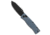 Flytanium Flytanium BEEF Crossbar Lock Knife Slate Blue G-10 3.5" Black PVD, Blue, D2, adult, BHQ-208202