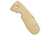 Flytanium Flytanium Brass Scale for Spyderco Techno 2 - Antique Stonewash, Brass, adult, BHQ-136797
