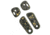 Flytanium CF Scales for James Brand Redstone Knife, Black/Green/Yellow, One Size, BHQ-205352