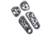 Flytanium CF Scales for James Brand Redstone Knife, Black/Gray/White, One Size, BHQ-205353