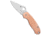Flytanium Flytanium Copper Scales + Spyderco Para 3 Pocket Knife 3" Satin, Copper, CPM S45VN, adult, BHQ-164945