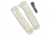 Flytanium Crossfade CF Scales for Benchmade Bugout Knife, Matte, Black/White, One Size, BHQ-205357