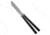 Flytanium Flytanium + Eldon Talley Talisong Z Tanto Balisong Black Aluminum 4.5" SW, Black, AEB-L, adult, BHQ-187087