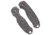 Flytanium Lotus Canvas Micarta Scales for Spyderco Para 3 Knife, Black, 4.25 inch, BHQ-178020