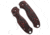 Flytanium Flytanium Lotus CF Scales for Spyderco Para 3 - Lava Flow Fat Carbon, Black/Red, adult, BHQ-202222