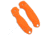 Flytanium Lotus Scales for Spyderco Paramilitary 3 Knife, Orange, 4.375 inch, BHQ-178401