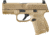 FN America 509 Compact MRD Semi Auto Pistol, 9mm Luger, 3.7 in Barrel