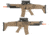 FN Herstal Licensed SCAR-L Airsoft AEG Rifle, Polymer Body, Tan, Large, 200962