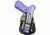 Fobus Thumb Break Left Hand Roto Holster for Glock 17 GR2TRBL