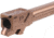 Fortis Manufacturing Glock Match Grade Barrel Threaded, Glock 19X with Lone Rifling, 9MM Luger, 1/2x28, 416R Stainless, Copper Tich, FM-G19-TB-CPPR