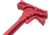 Fortis Manufacturing Hammer AR10 Charging Handle, Red Anodize, 762-HAMMER-ANO-RED