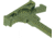 Fortis Manufacturing Hammer Charging Handle, SIG Sauer MCX, 5.56mm, Odg Anodize, MCX-HAMMER-ANO-ODG