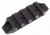 Fortis Manufacturing Keymod Accessory Rail - 4 in Slot, Black KM-PIC1913-4 SLOT