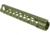 Fortis Manufacturing REV II Free Float Rail System, M-LOK, AR-15, 12.4in, Odg Anodize, REV-II-12-ML-ODG