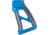 Fortis Manufacturing Torque Pistol Grip, 15 Degree, AR-15, Carbon Fiber, Blue Anodize, TOR-PG-CF-15-BLU