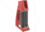 Fortis Manufacturing Torque Pistol Grip, 15 Degree, AR-15, Carbon Fiber, Red Anodize, TOR-PG-CF-15-RED