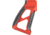 Fortis Manufacturing Torque Pistol Grip, 15 Degree, AR-15, Carbon Fiber, Red Anodize, TOR-PG-CF-15-RED