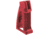 Fortis Manufacturing Torque Pistol Grip, 15 Degree, AR-15, Standard, Red Anodize, TOR-PG-STND-15-RED