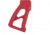 Fortis Manufacturing Torque Pistol Grip, 15 Degree, AR-15, Standard, Red Anodize, TOR-PG-STND-15-RED