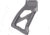 Fortis Manufacturing Torque Pistol Grip, 25 Degree, AR-15, Standard, Grey Anodize, TOR-PG-STND-25-GRY
