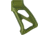 Fortis Manufacturing Torque Pistol Grip, 25 Degree, AR-15, Standard, Odg Anodize, TOR-PG-STND-25-ODG